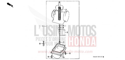 CARBURATEUR NECESSAIRE PIECES OPTION (2) CR250RH de 1987